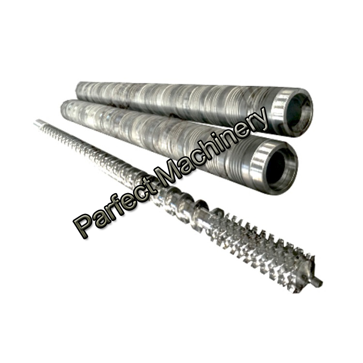 Extrusion of Film Blowing Screw Barrel-Screw and Barrel-Open Die Forging04