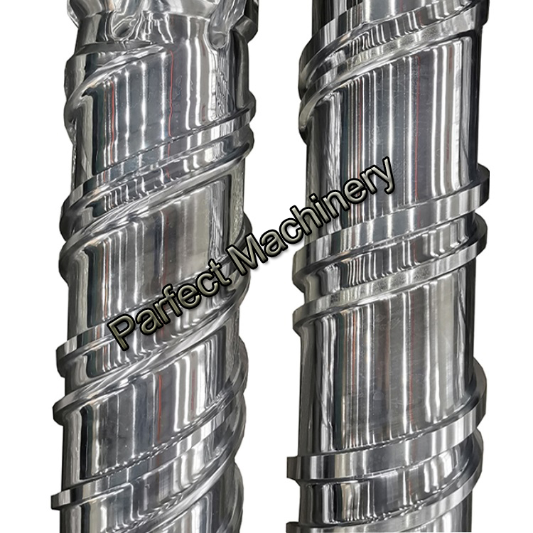 Extrusion of Film Blowing Screw Barrel-Screw and Barrel-Open Die Forging09