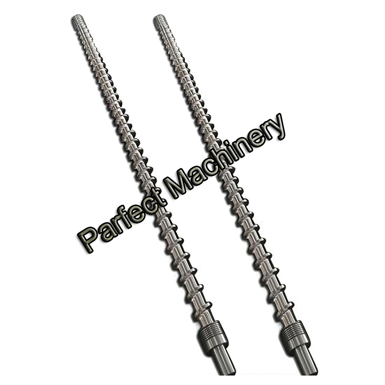 Recycling Granulation Extruder Screw Barrel-Screw and Barrel-Open Die Forging01