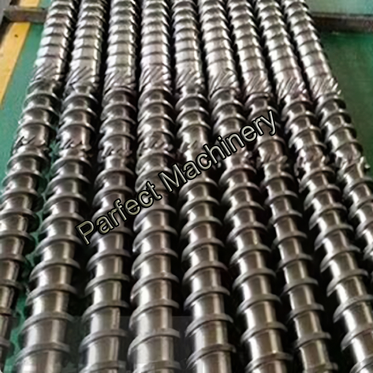 Recycling Granulation Extruder Screw Barrel-Screw and Barrel-Open Die Forging05