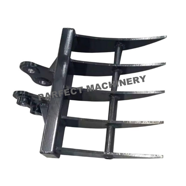 root rake-excavator bucket-metal welding01
