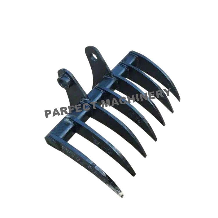 root rake-excavator bucket-metal welding11