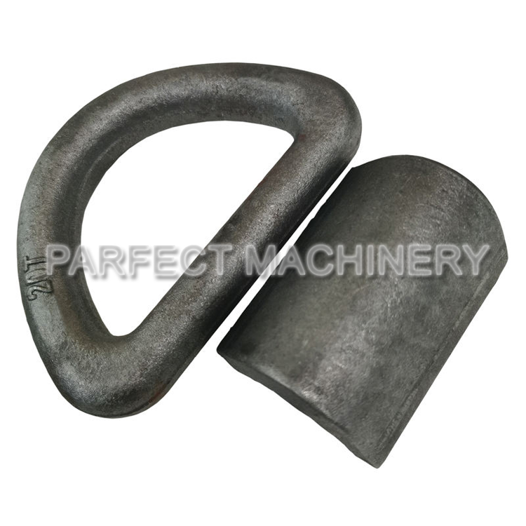 D ring lashing ring-forged lifting ring-closed die forging 07