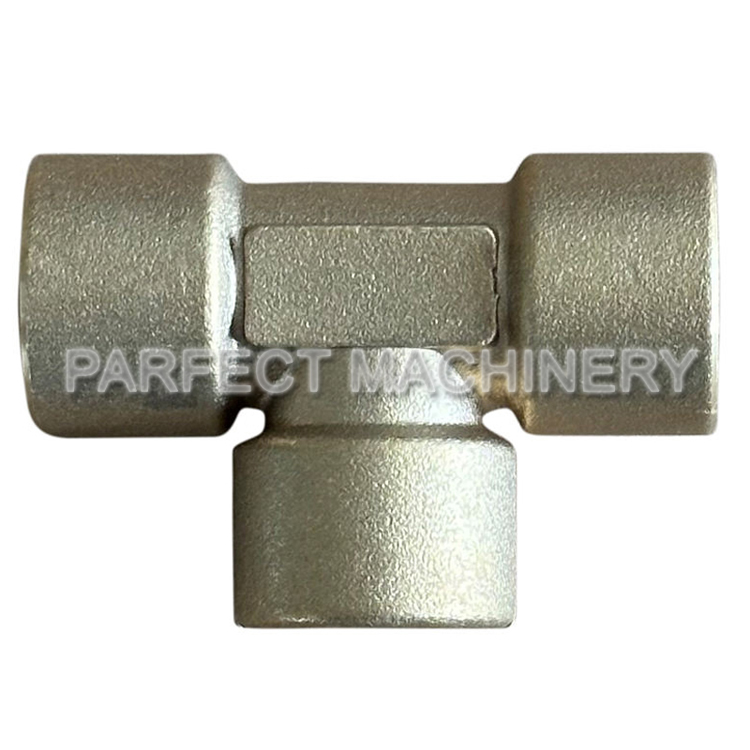 tee blank-forged pipe fitting-closed die forging 06