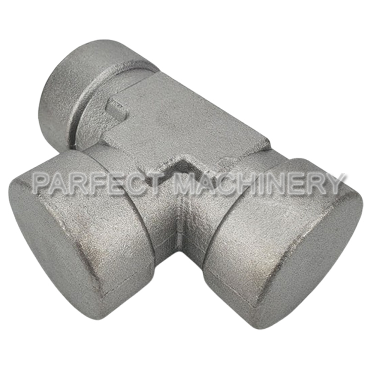 tee blank-forged pipe fitting-closed die forging 02