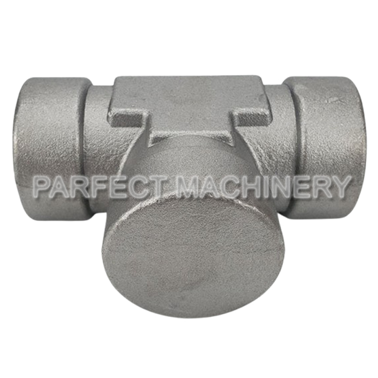 tee blank-forged pipe fitting-closed die forging 01
