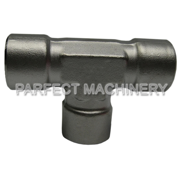 tee blank-forged pipe fitting-closed die forging 08