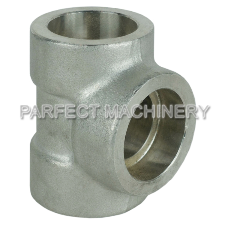threaded tee-forged pipe fitting-closed die forging 02