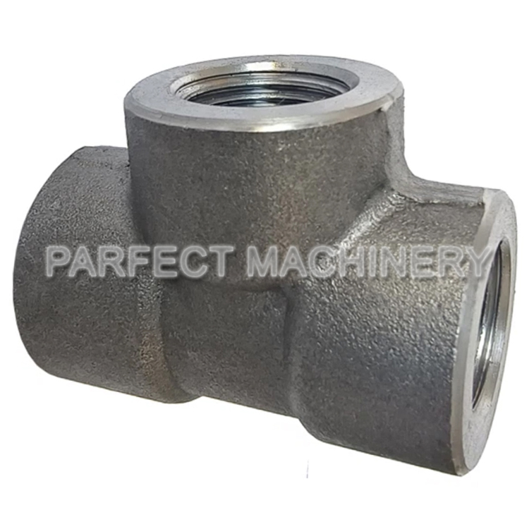 threaded tee-forged pipe fitting-closed die forging 05