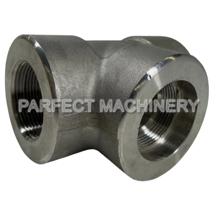 threaded tee-forged pipe fitting-closed die forging 07
