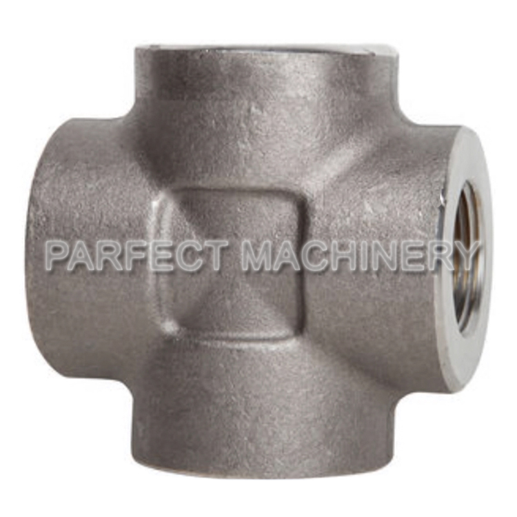 four way cross fitting-forged pipe fitting-closed die forging 03