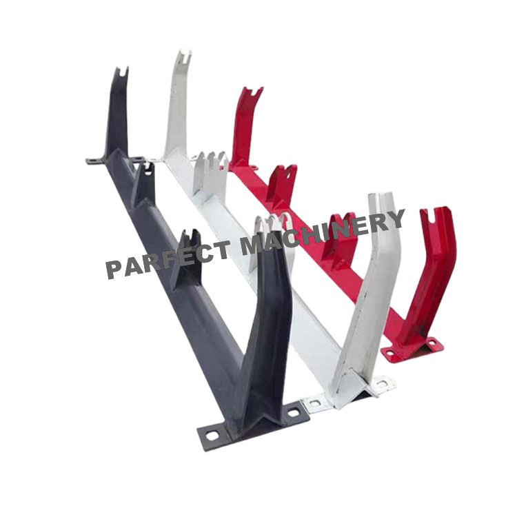 welding conveyor Idler roller bracket frame for belt-frame welding-metal welding06