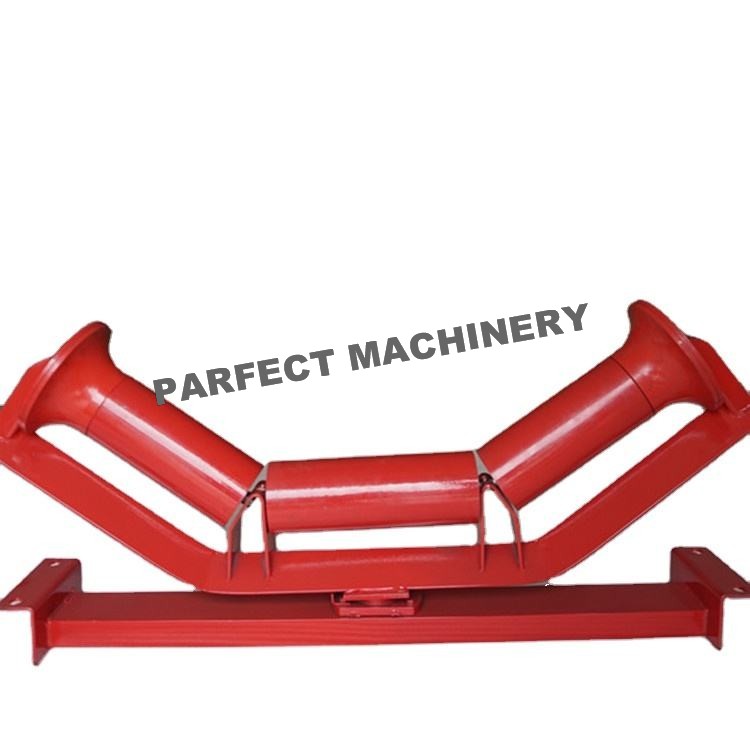 welding conveyor Idler roller bracket frame for belt-frame welding-metal welding08