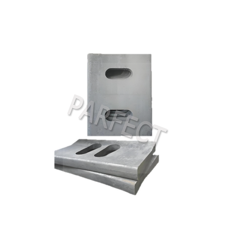 Jaw crusher wear resistant elbow plate