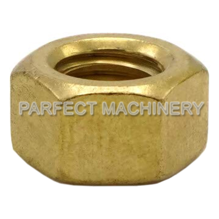 brass thread nut-cold headed brass part-cold forging 01