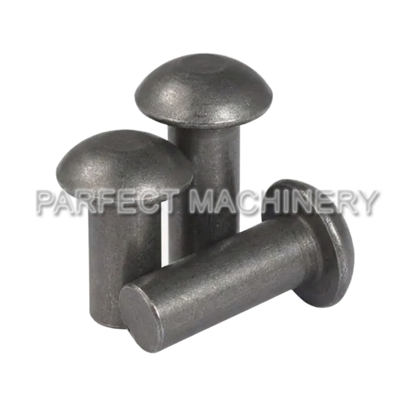 carbon steel pin rivet-cold headed carbon steel part-cold forging 08