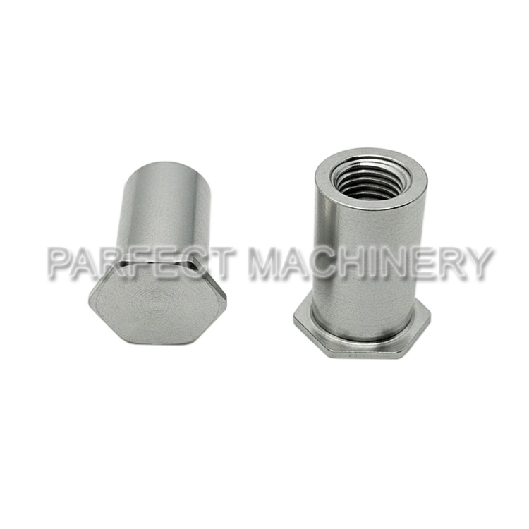 aluminum nut-cold headed aluminum part-cold forging 09