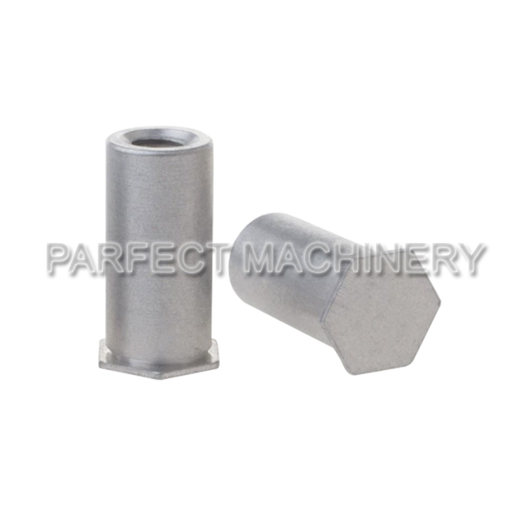aluminum nut-cold headed aluminum part-cold forging 11