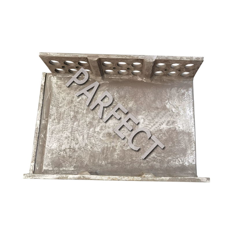 Bottom plate of the furnace 4